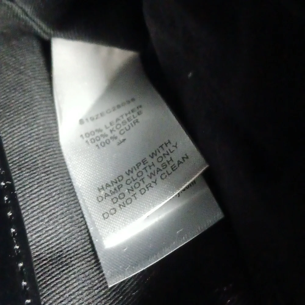 Opening Ceremony Shiny Black Leather Tote Bag